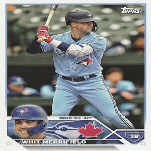 Whit Merrifield - 2023 Topps Toronto Blue Jays Team Set MLB Card - Number TOR-14